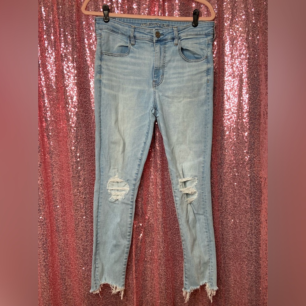 American eagle hi-rise jegging crop